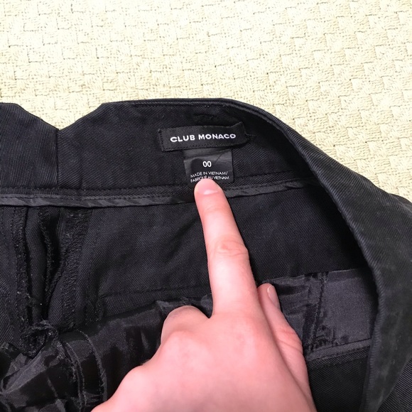 Club Monaco cropped trousers - Picture 3 of 3